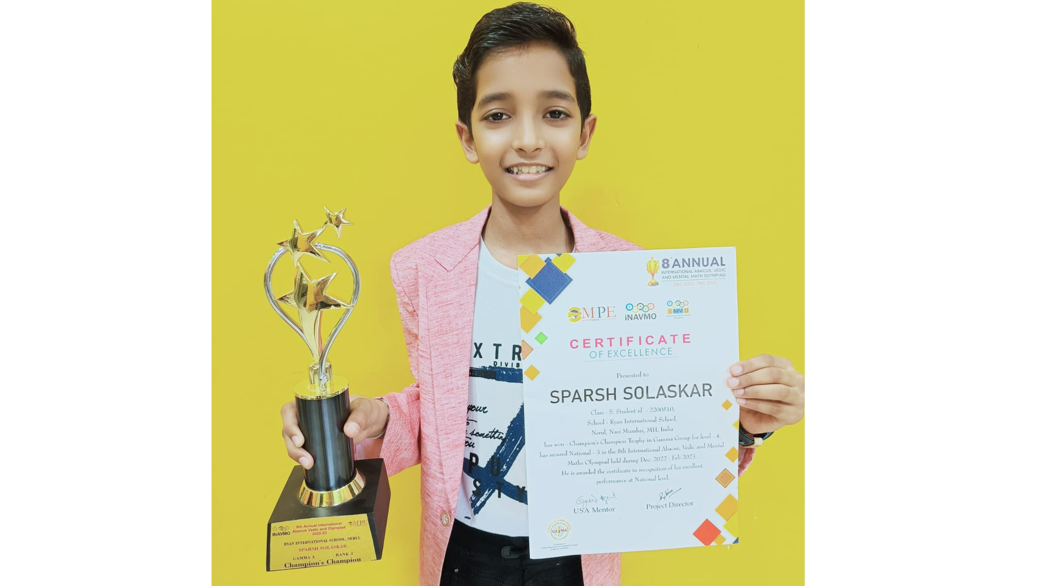 Champion's Champion - Sparsh Shashikant Solaskar